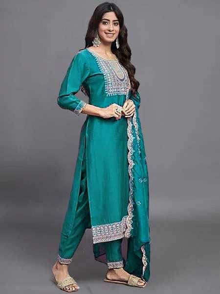 Viscose Embroidery Suit - MYLUXURY LANE ENTERPRISE